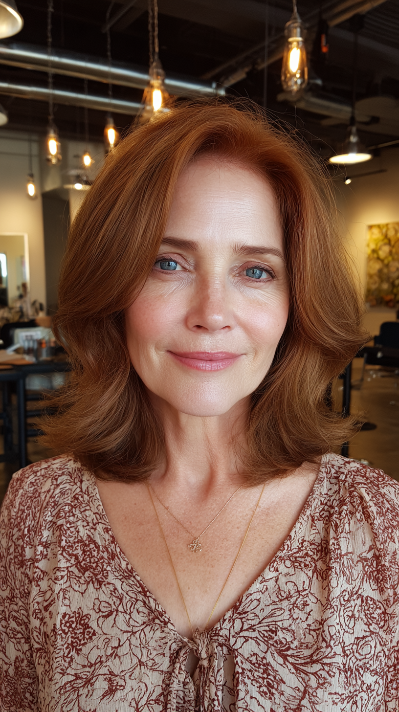 Elegant Layered Cut with Soft Movement