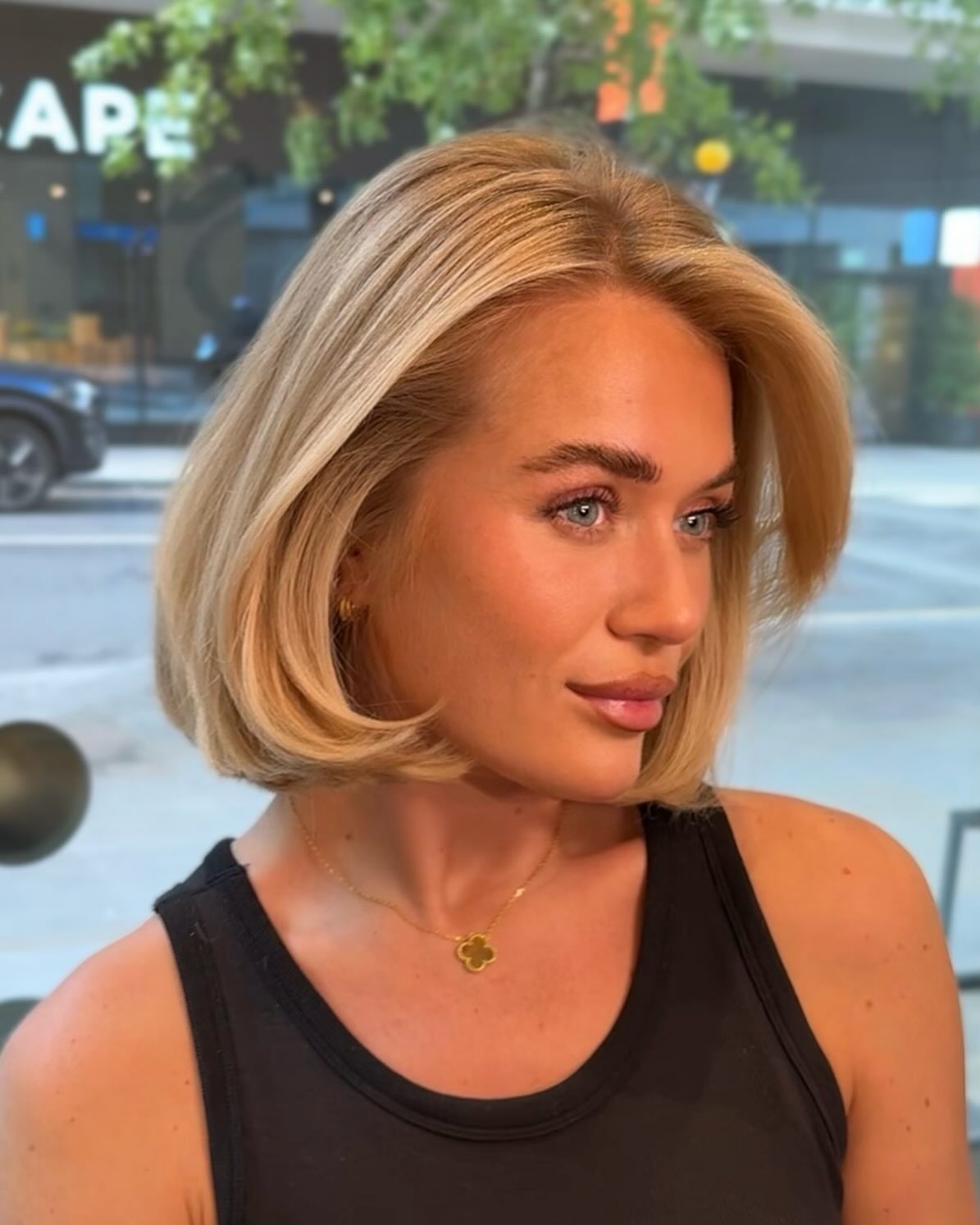 Chic Blunt Bob with Soft End Movement