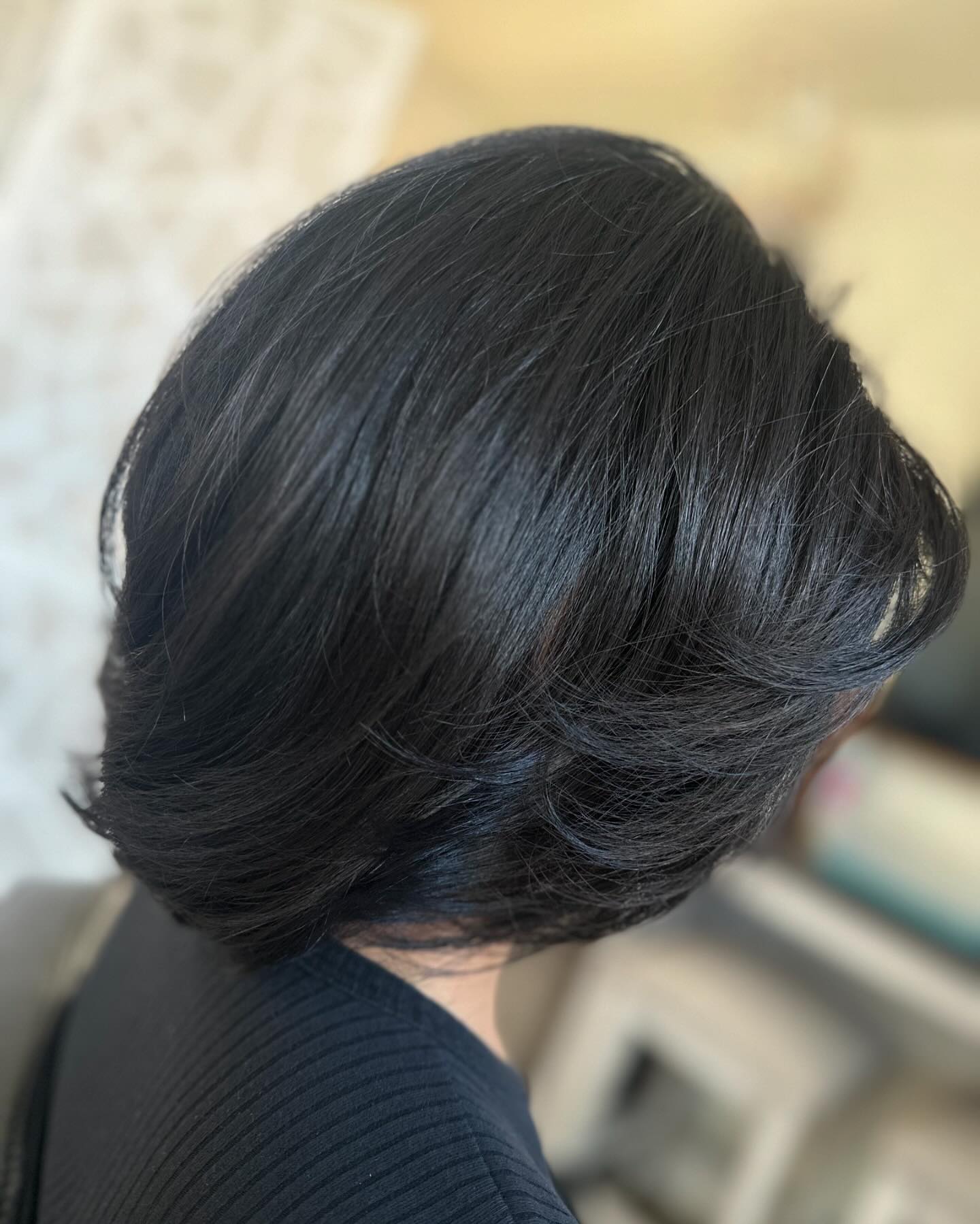 Classic Rounded Bob with Subtle Layers