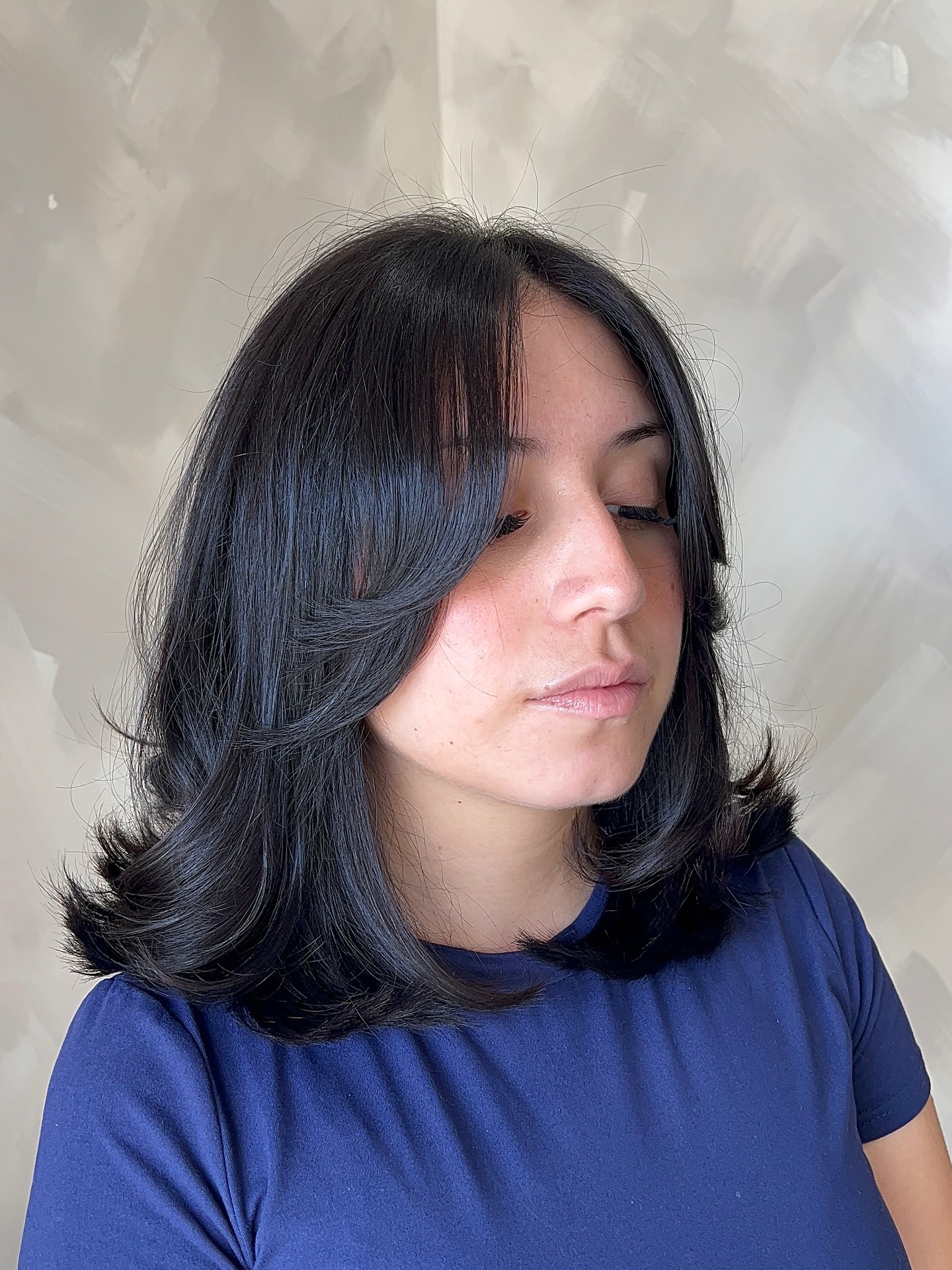 Flattering Layered Bob with Soft Face-Framing Pieces