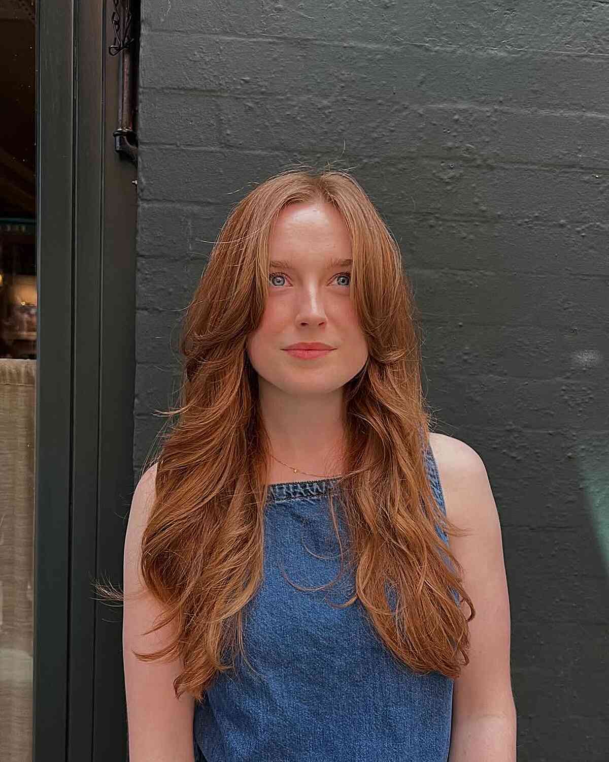 Long Wavy Layered Hair with Soft Face-Framing Layers