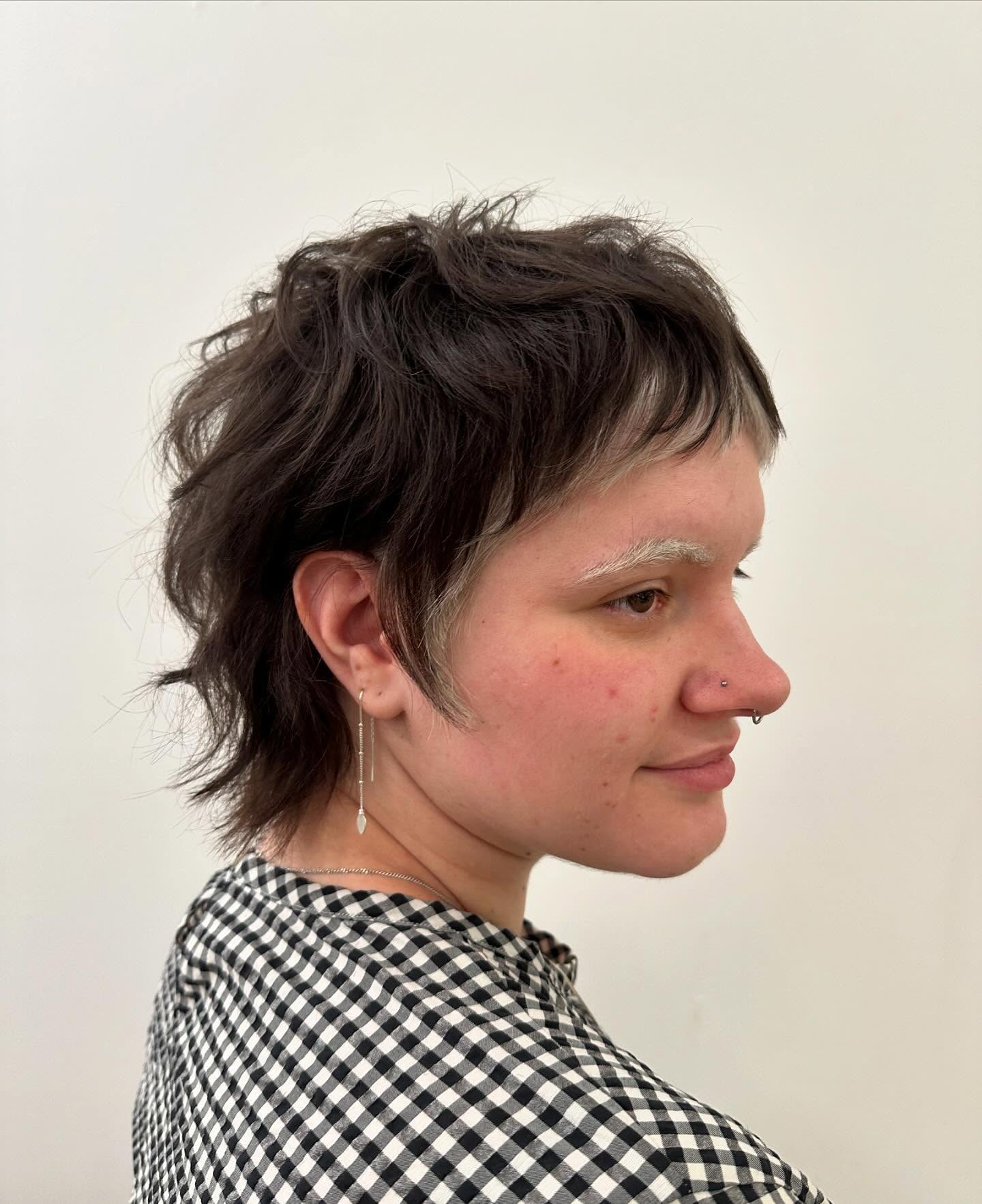 Choppy Tousled Pixie with Natural Texture