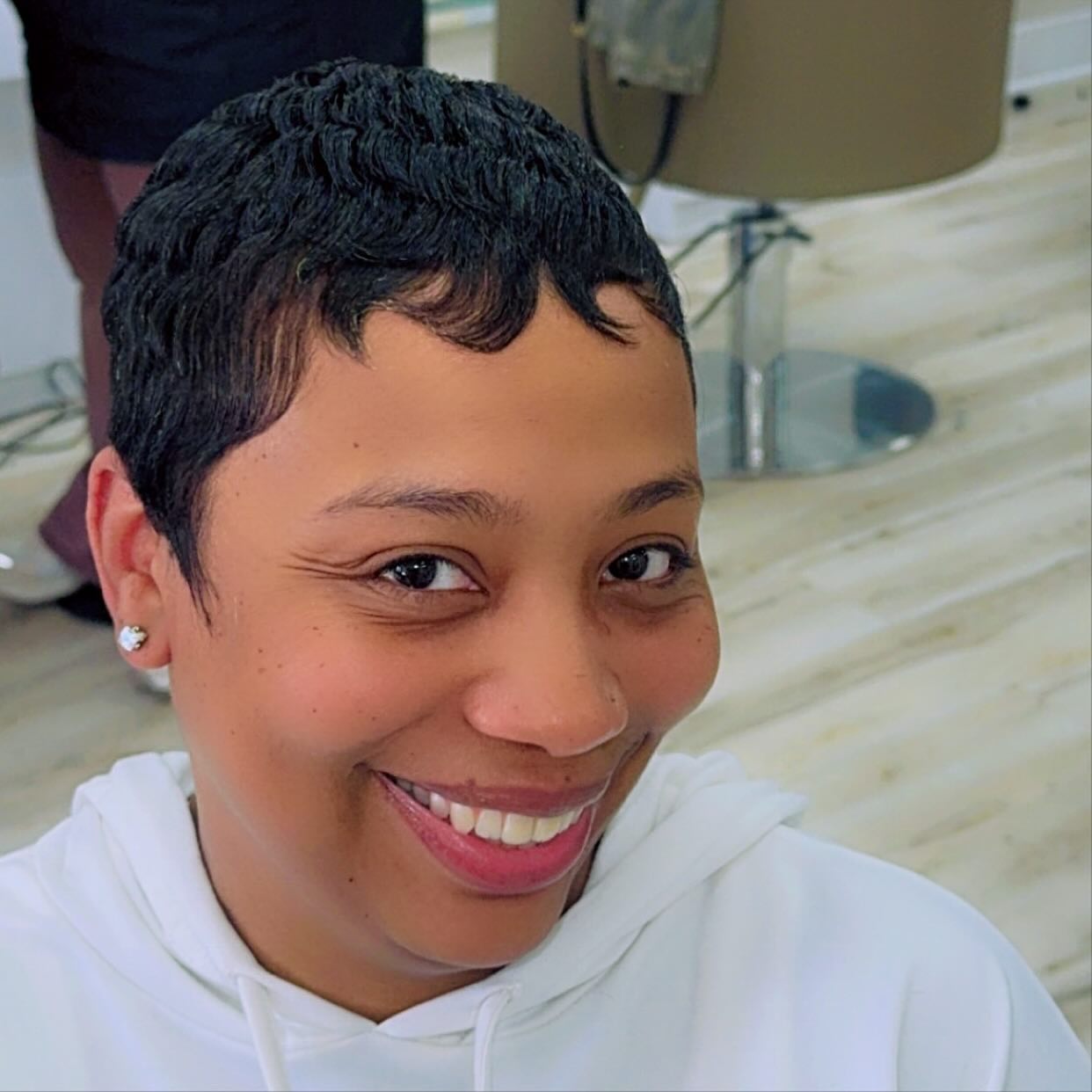 Classic Finger-Wave Pixie for Fine Hair