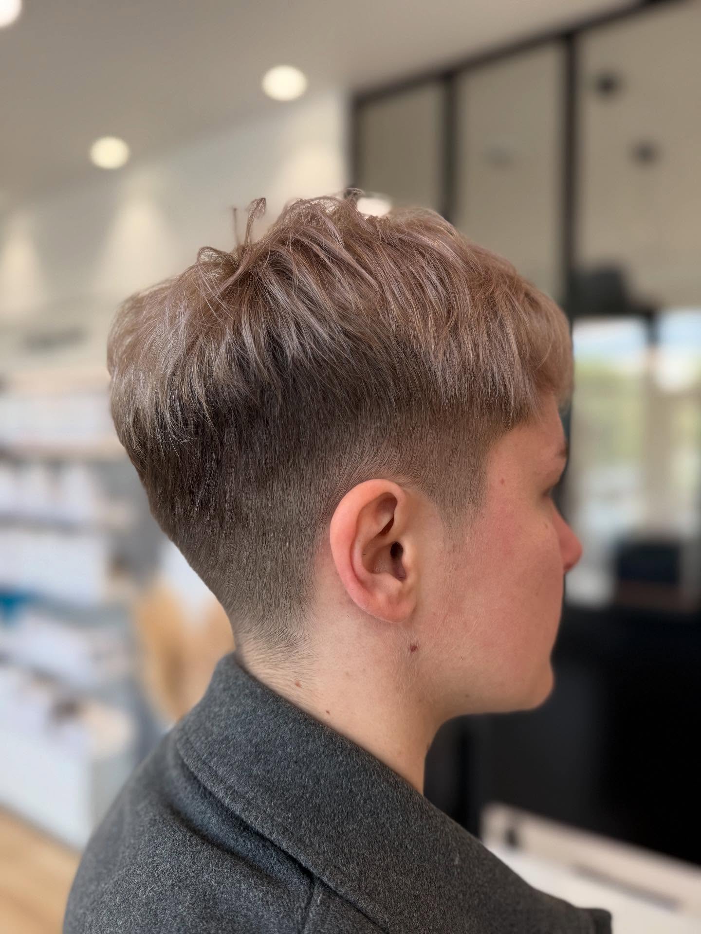 Dove-Grey Undercut with Soft Tapered Top