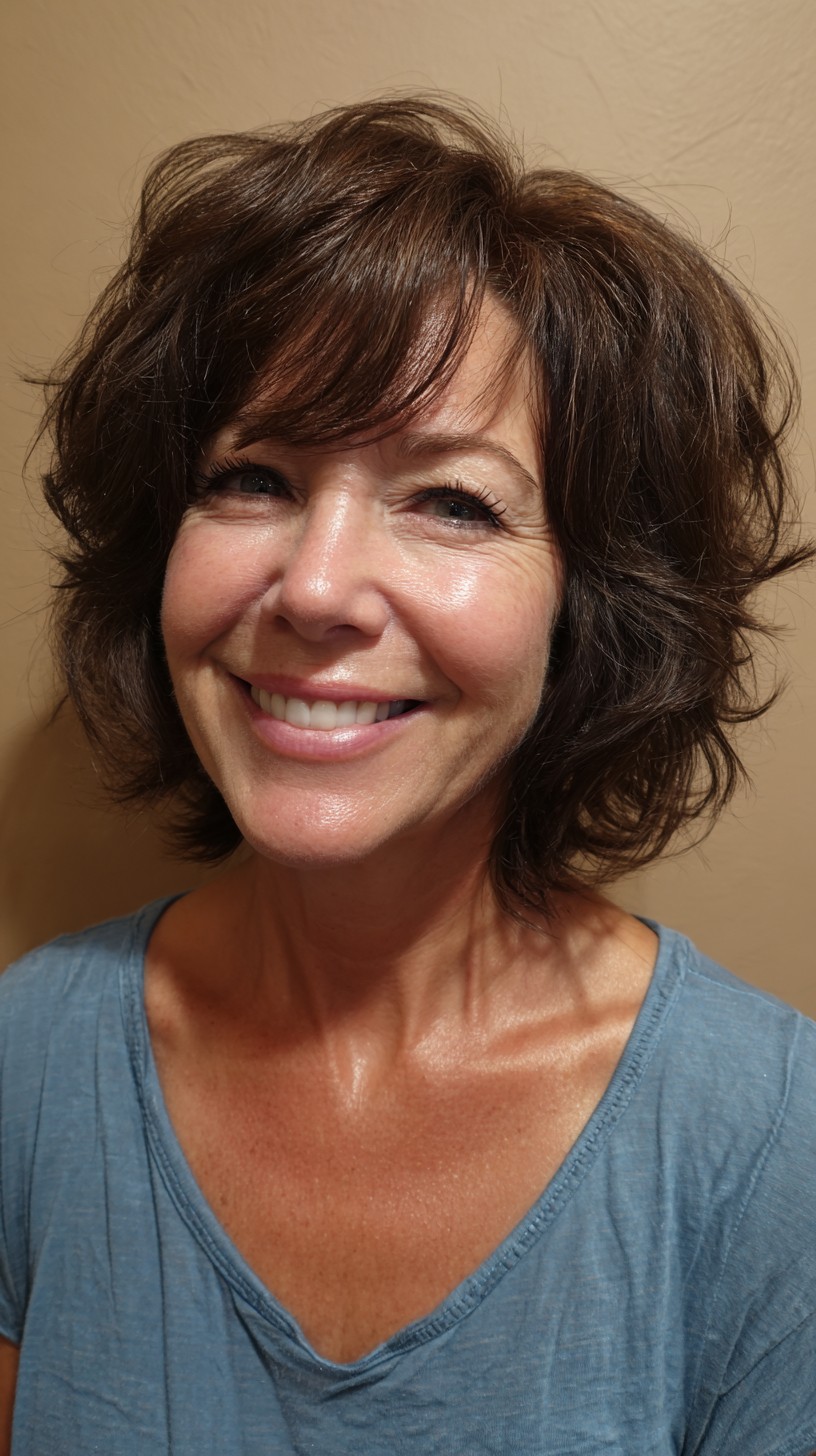 Dynamic Chestnut Waves with Voluminous Texture