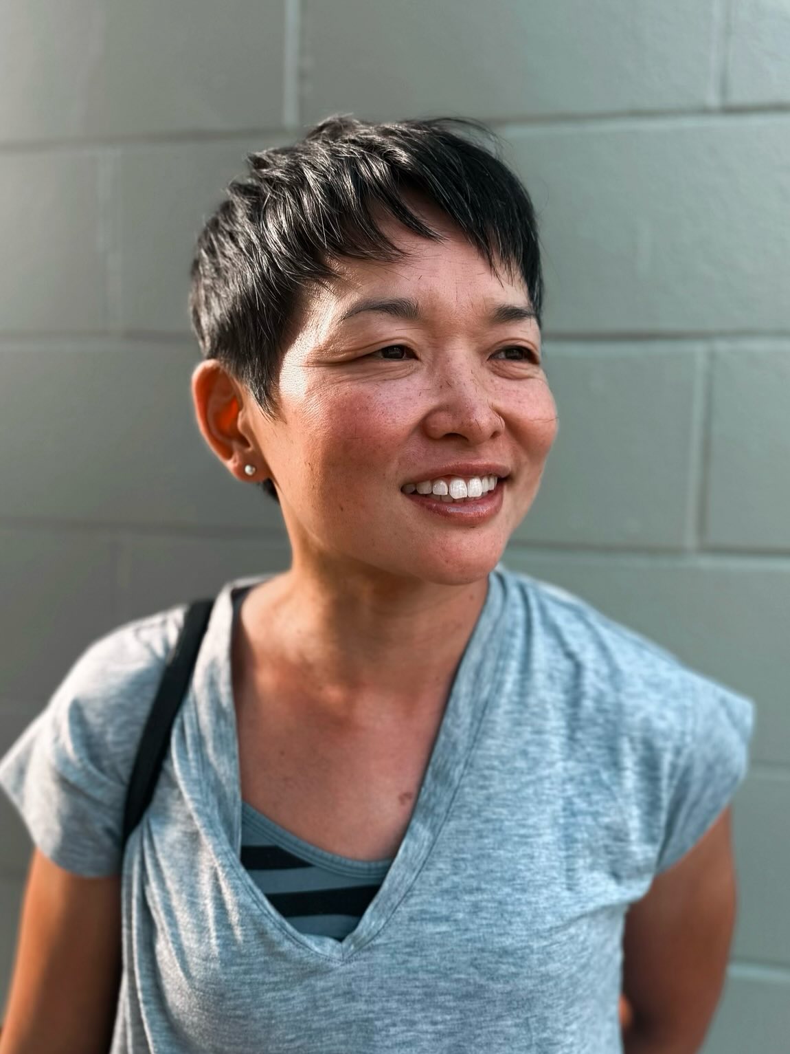 Edgy Tapered Natural Pixie Cut