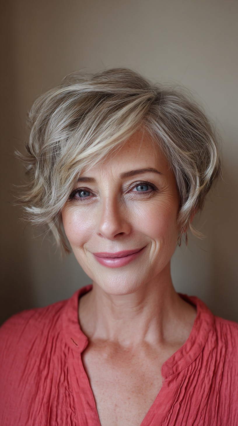 Effortless Silver Waves with Tapered Ends