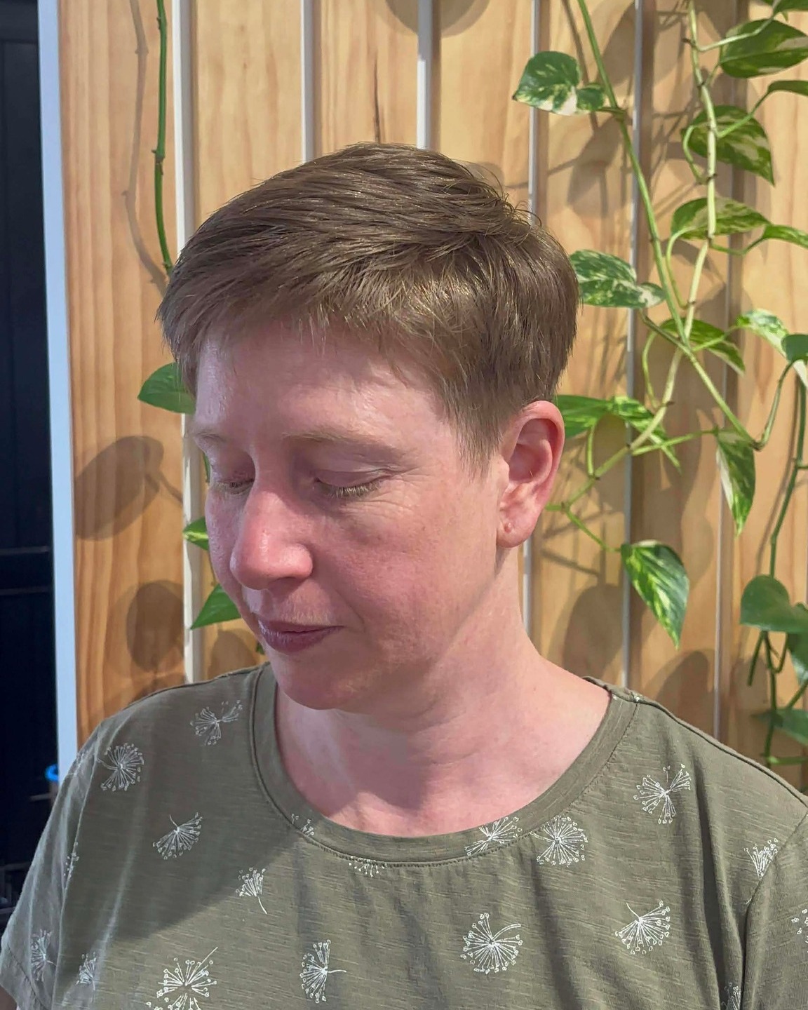 Streamlined Chestnut Pixie with Soft Texture