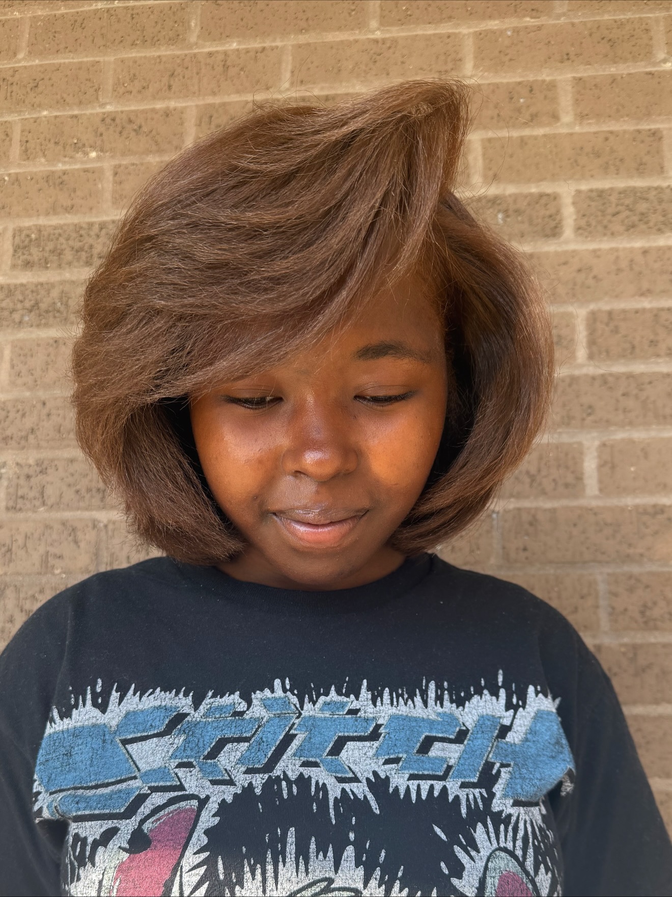 Textured A-Line Bob with Volume and Movement