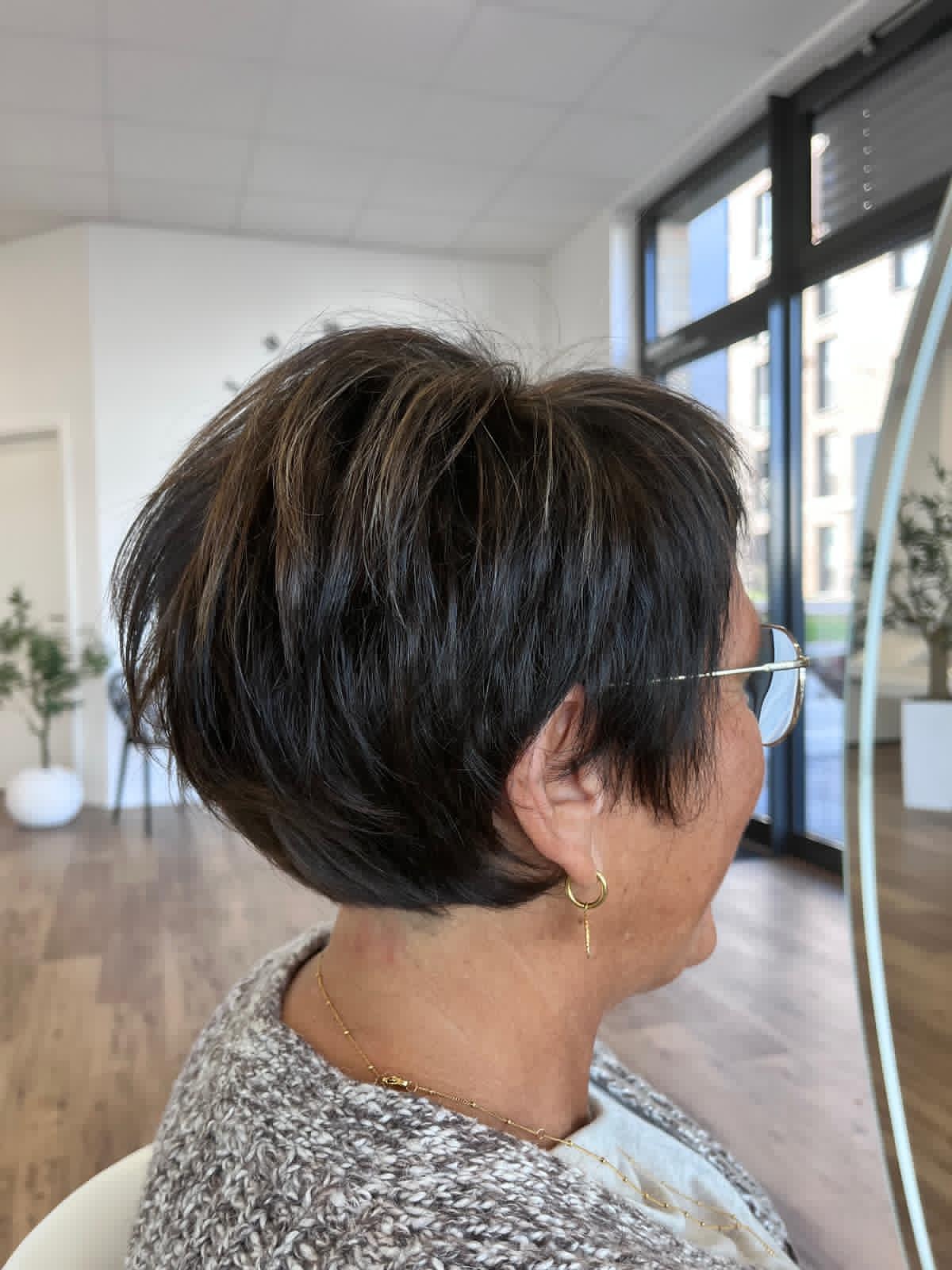 Effortlessly Stylish Bronzed Tapered Pixie