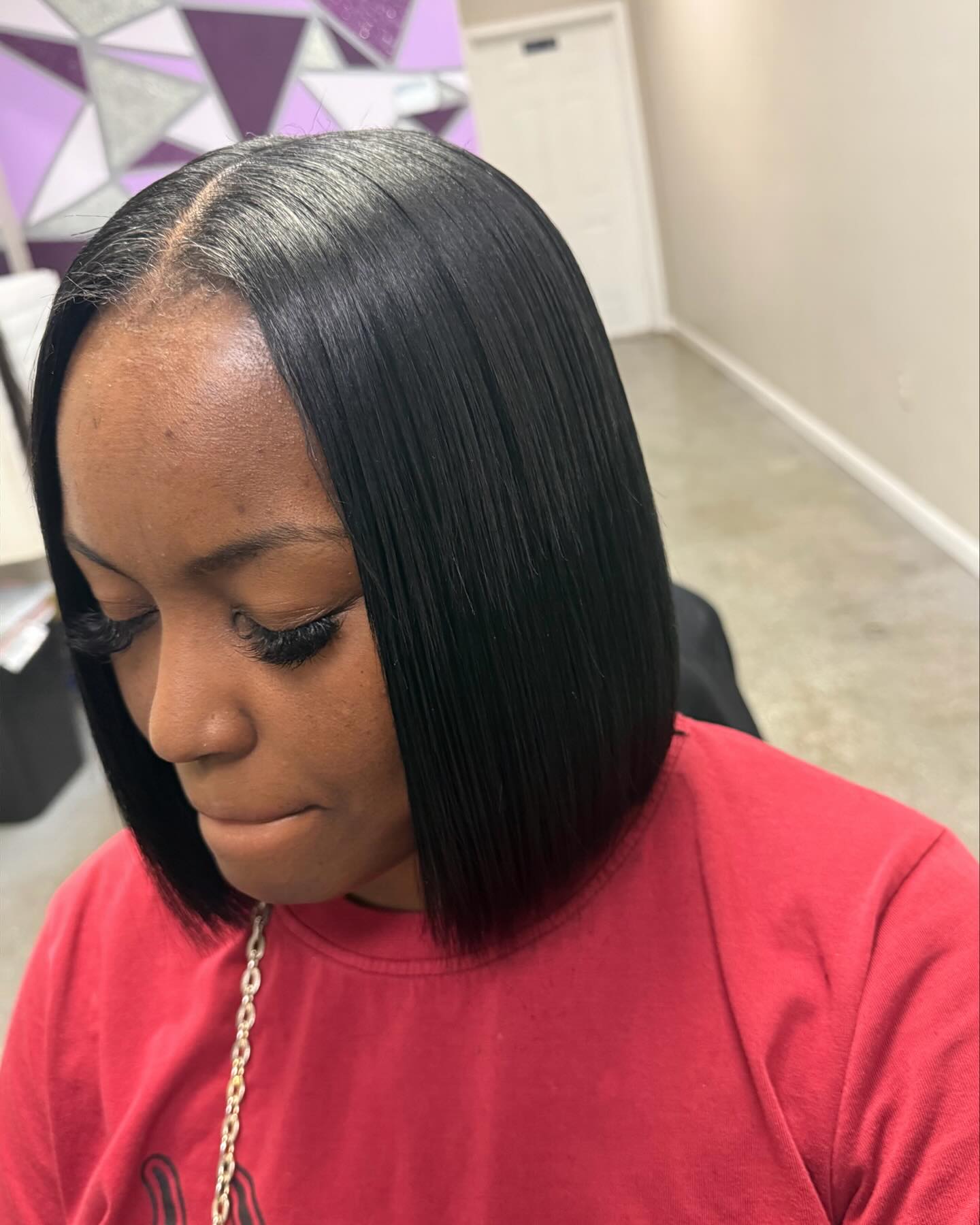 Polished Straight Bob with Subtle Textured Ends