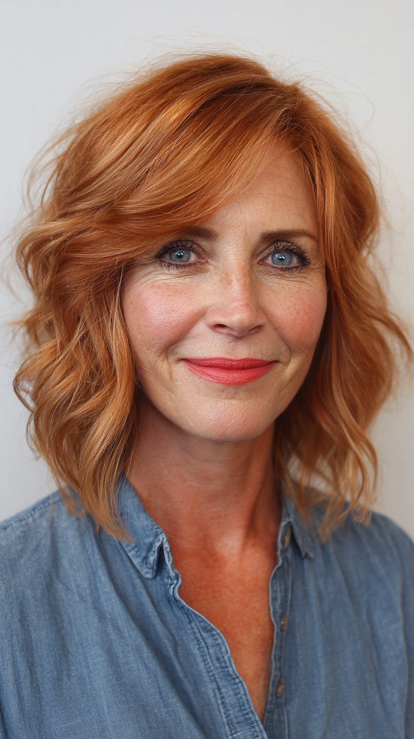 Soft Copper Waves with Tapered Ends