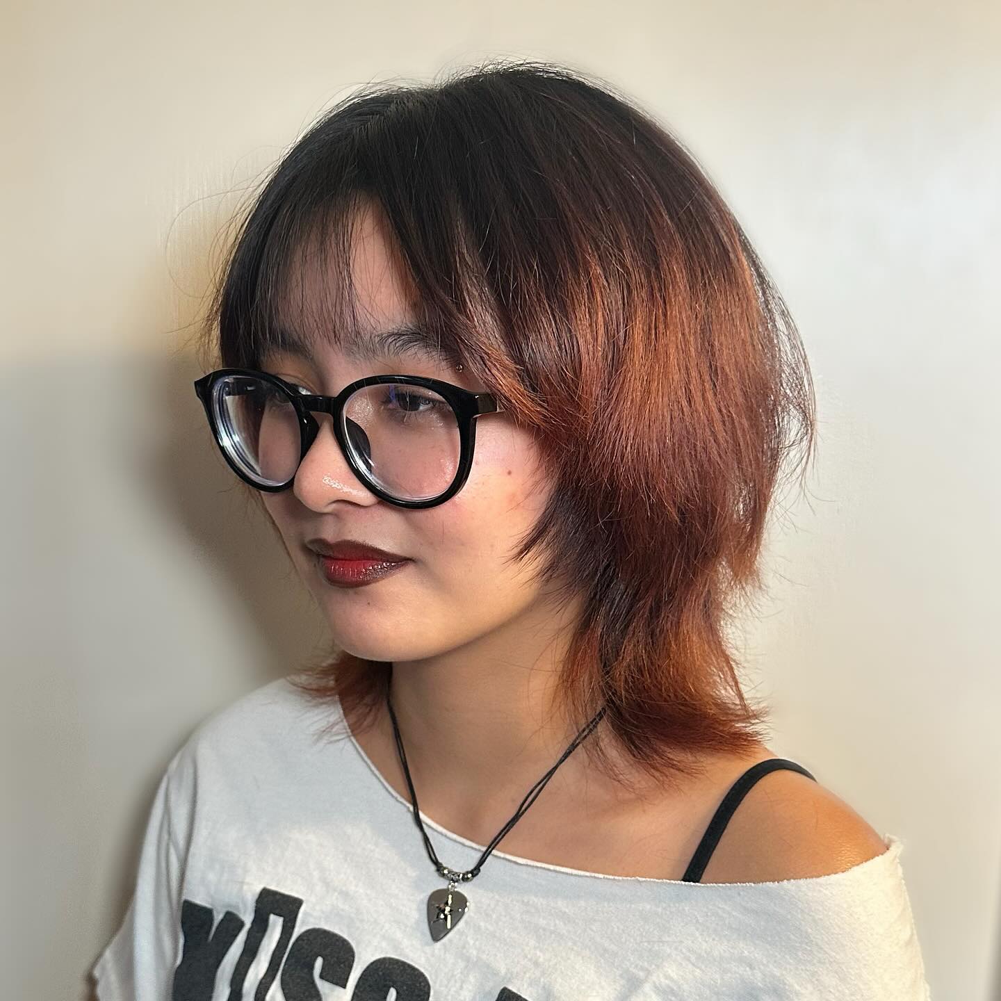 Textured Wispy Bangs with Effortless Layers