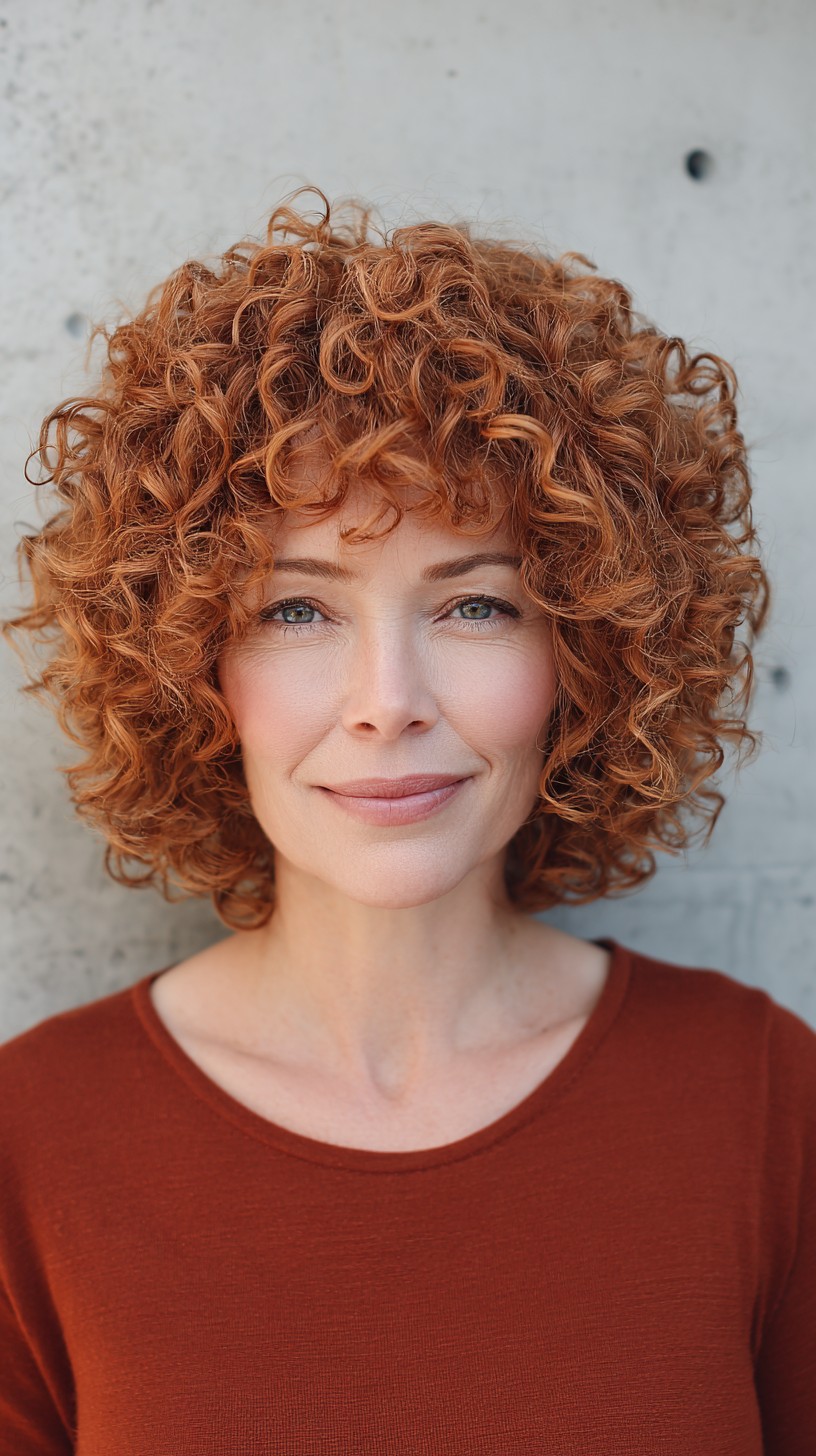 Autumn Spice Voluminous Curls