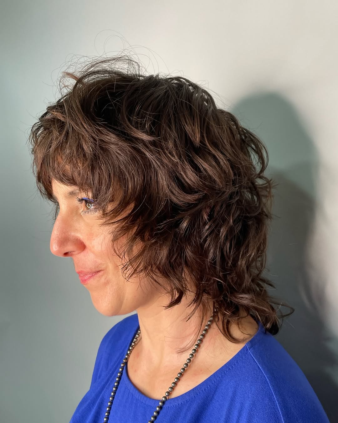 Captivating Curly Shag with Lush Volume