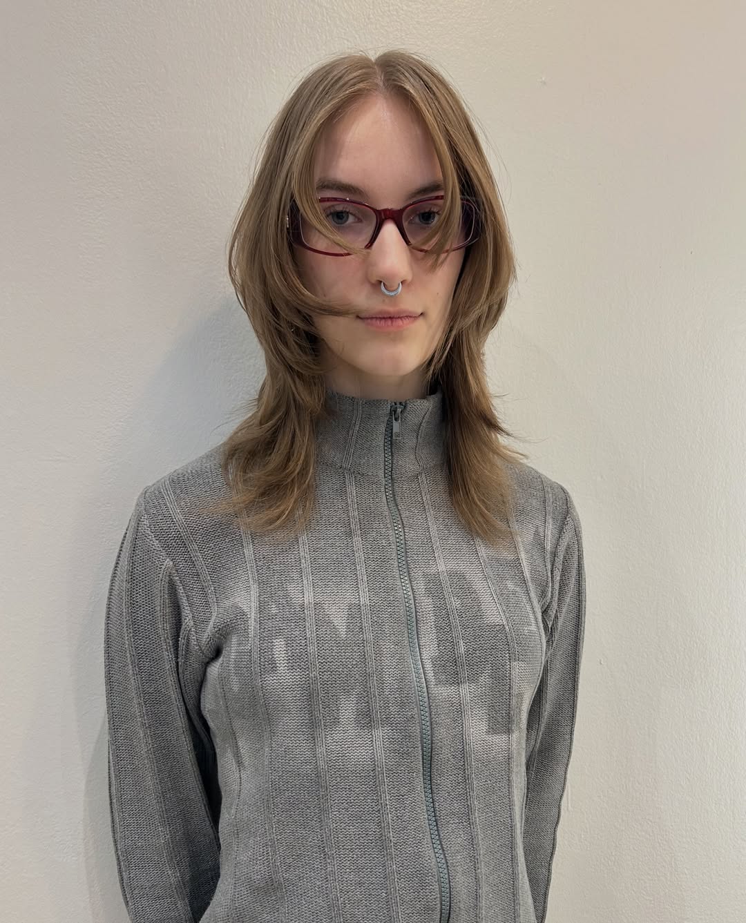 Subtle Ash Blonde Wolf Cut with Delicate Layers