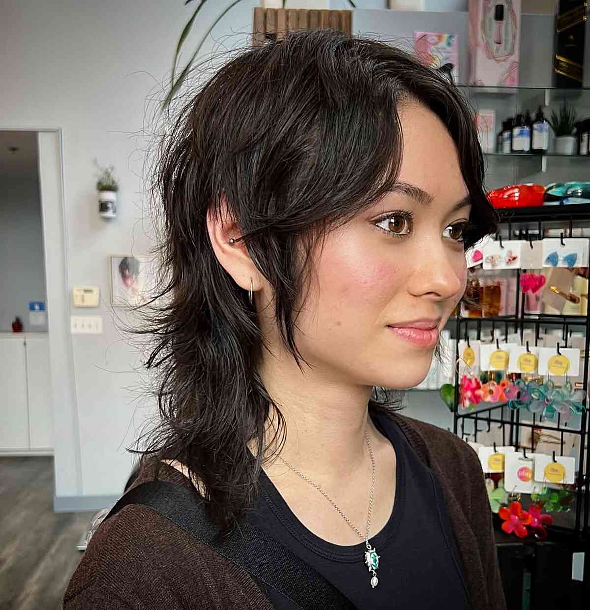 Textured Modern Mullet with Soft Layers