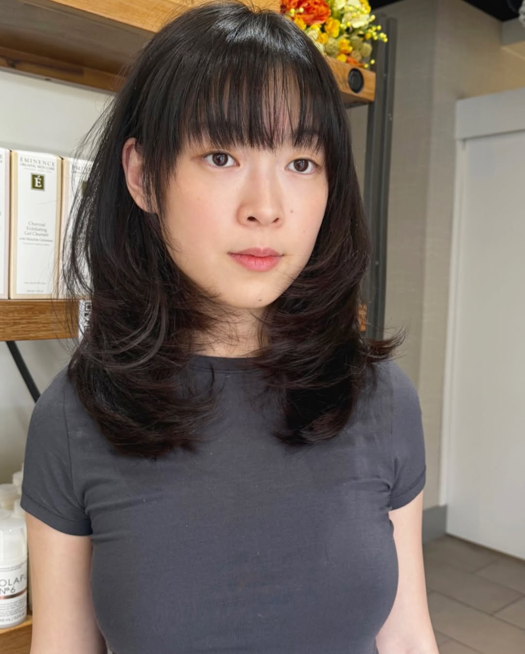 Chic Asymmetrical Bob with Soft Bangs