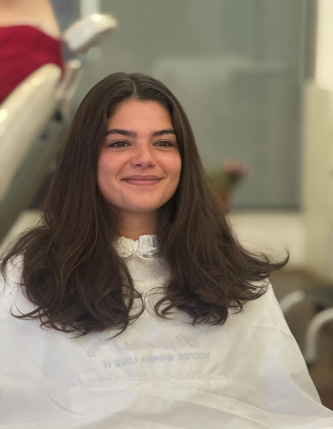 Luxurious Chestnut Waves with Soft Framing Layers