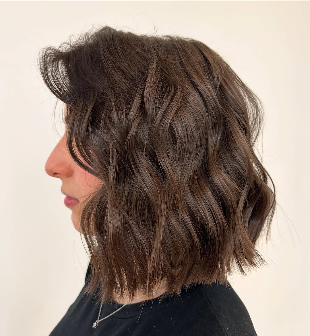 Rich Chocolate Waves with Soft Undercut