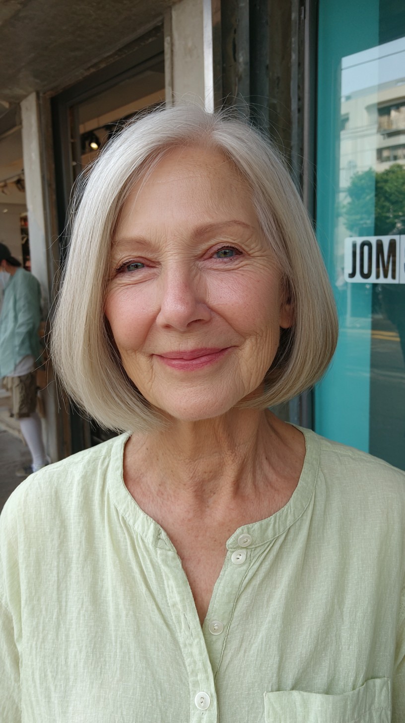 Silver Elegance with Soft Contouring