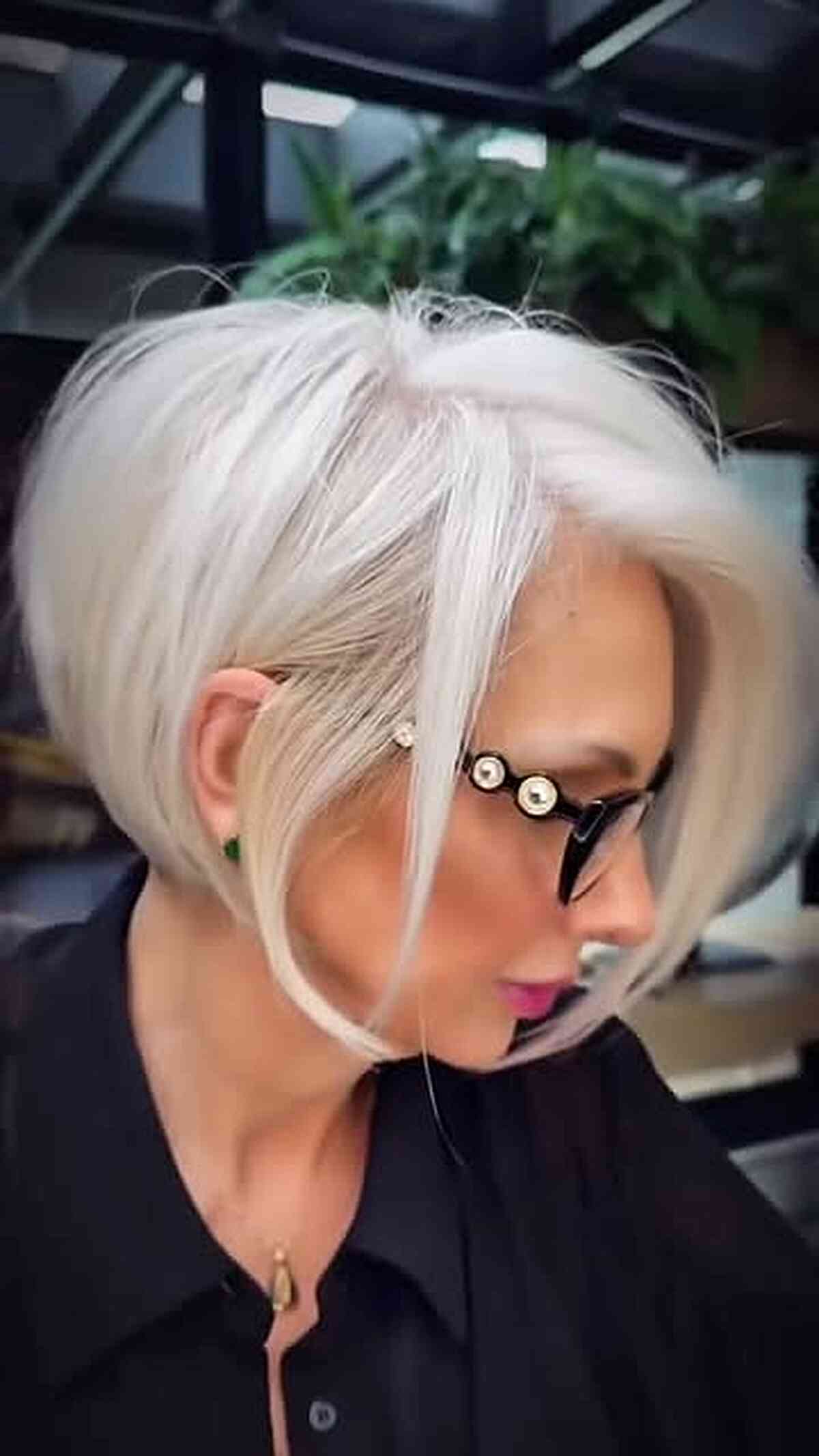 Modern Pixie Bob with Side-Swept Layers