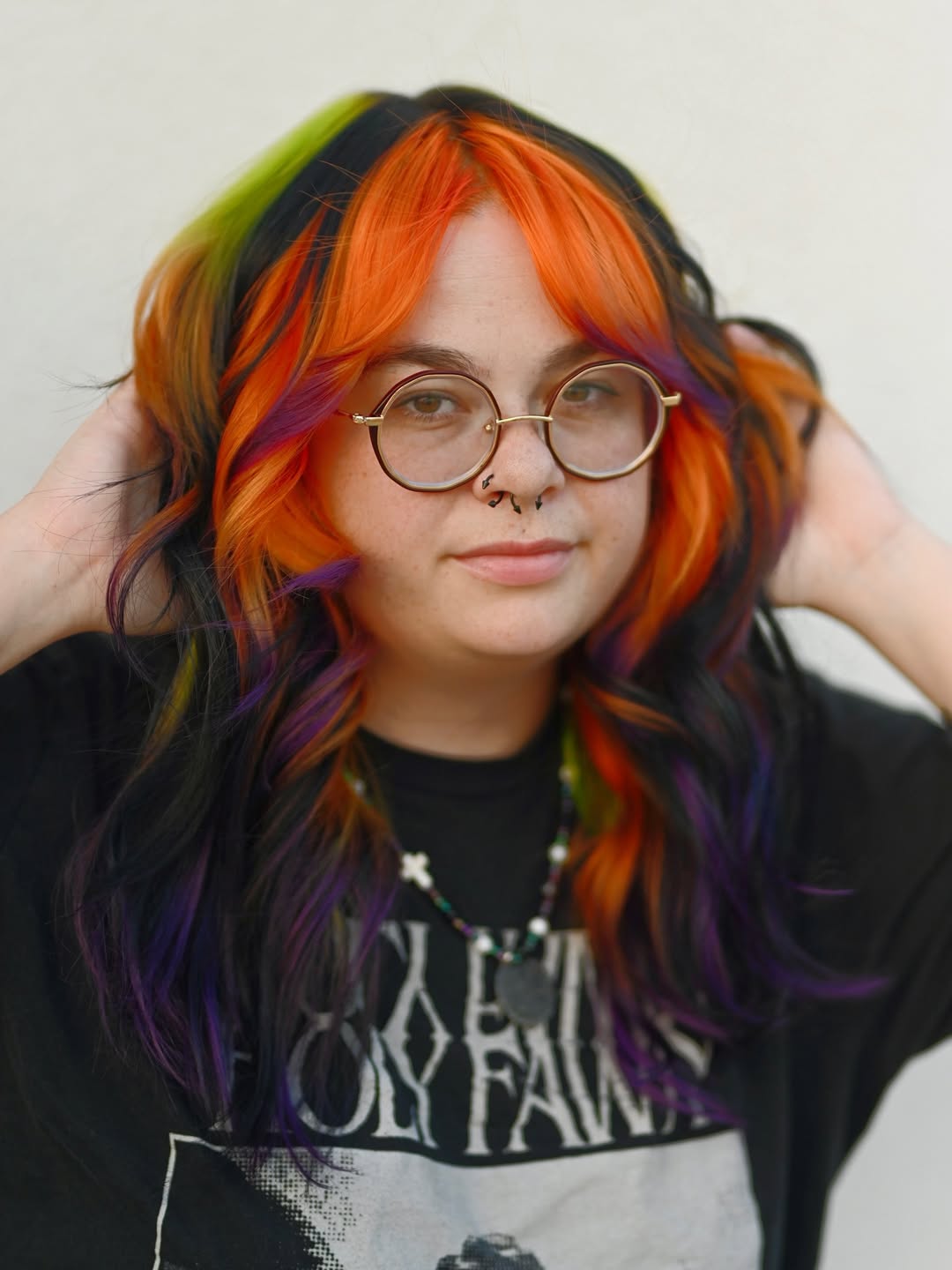 Bold Rainbow Melange with Smooth Transition Layers