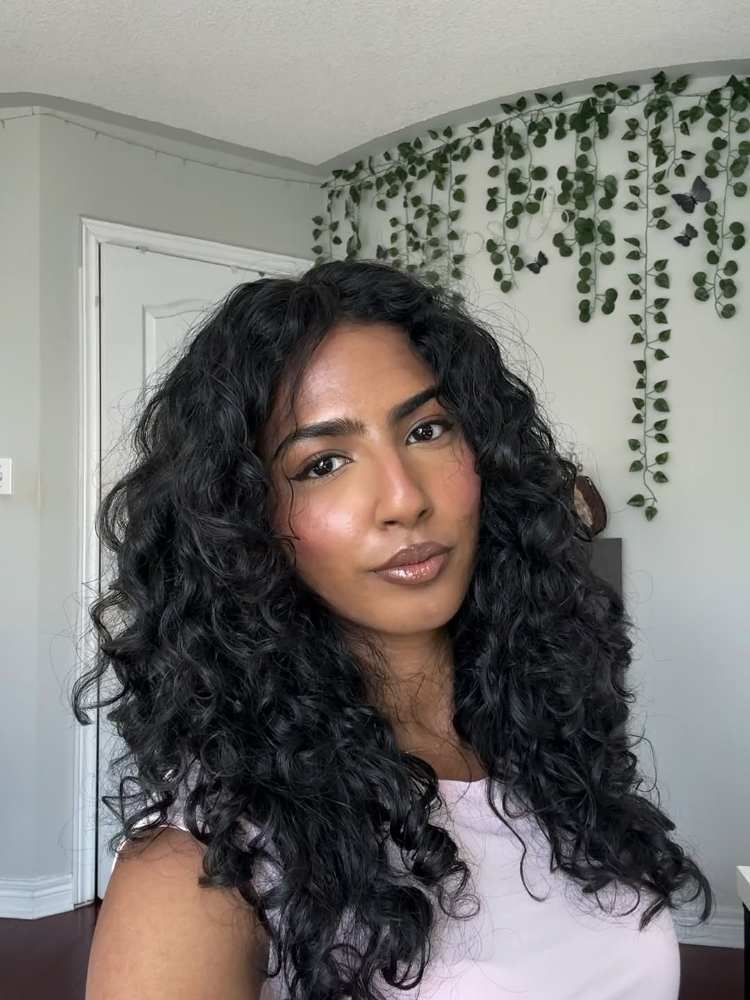 Cascading Raven Black Spiral Locks