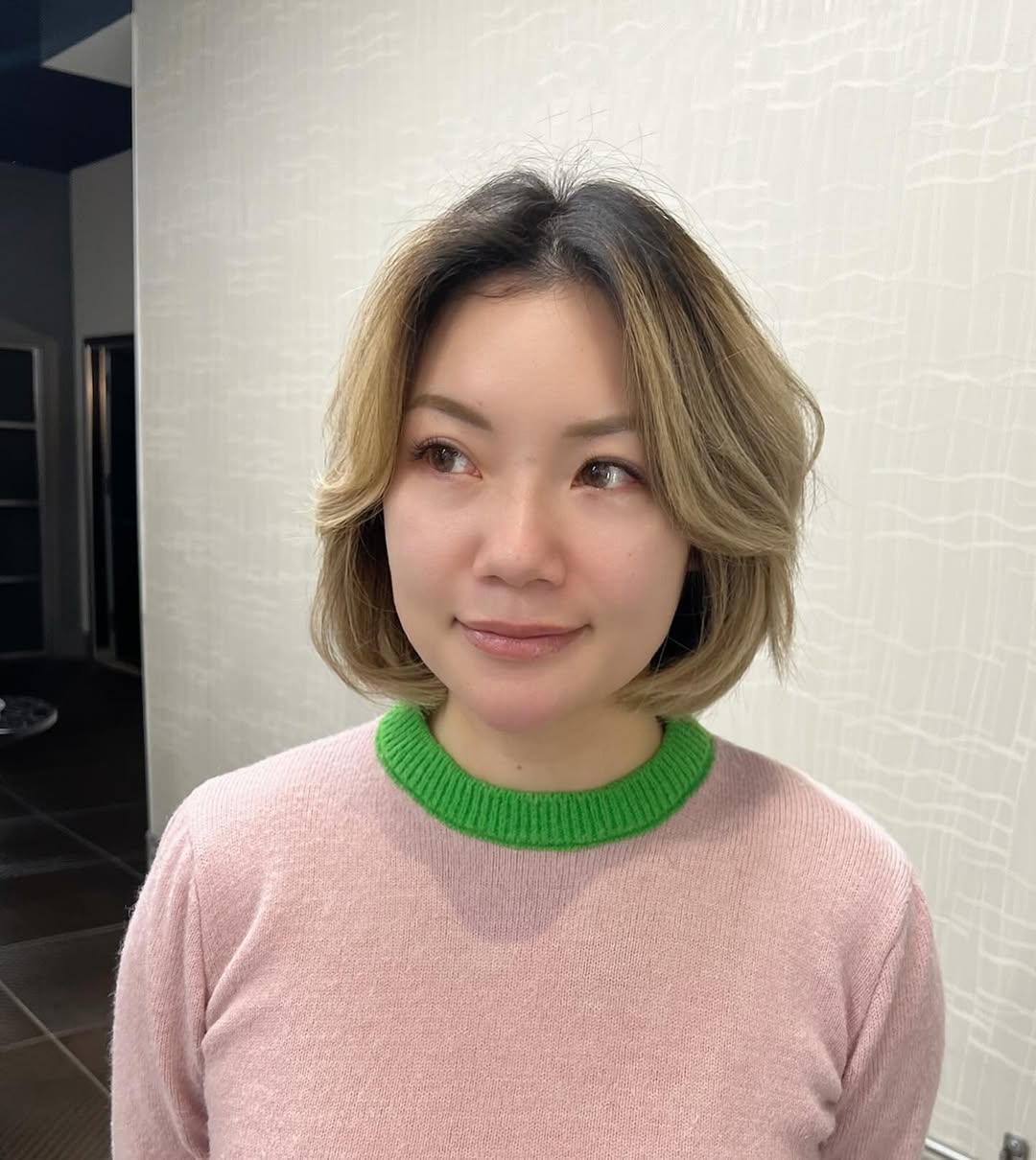 Charming Blonde Bob with Soft Graduated Layers