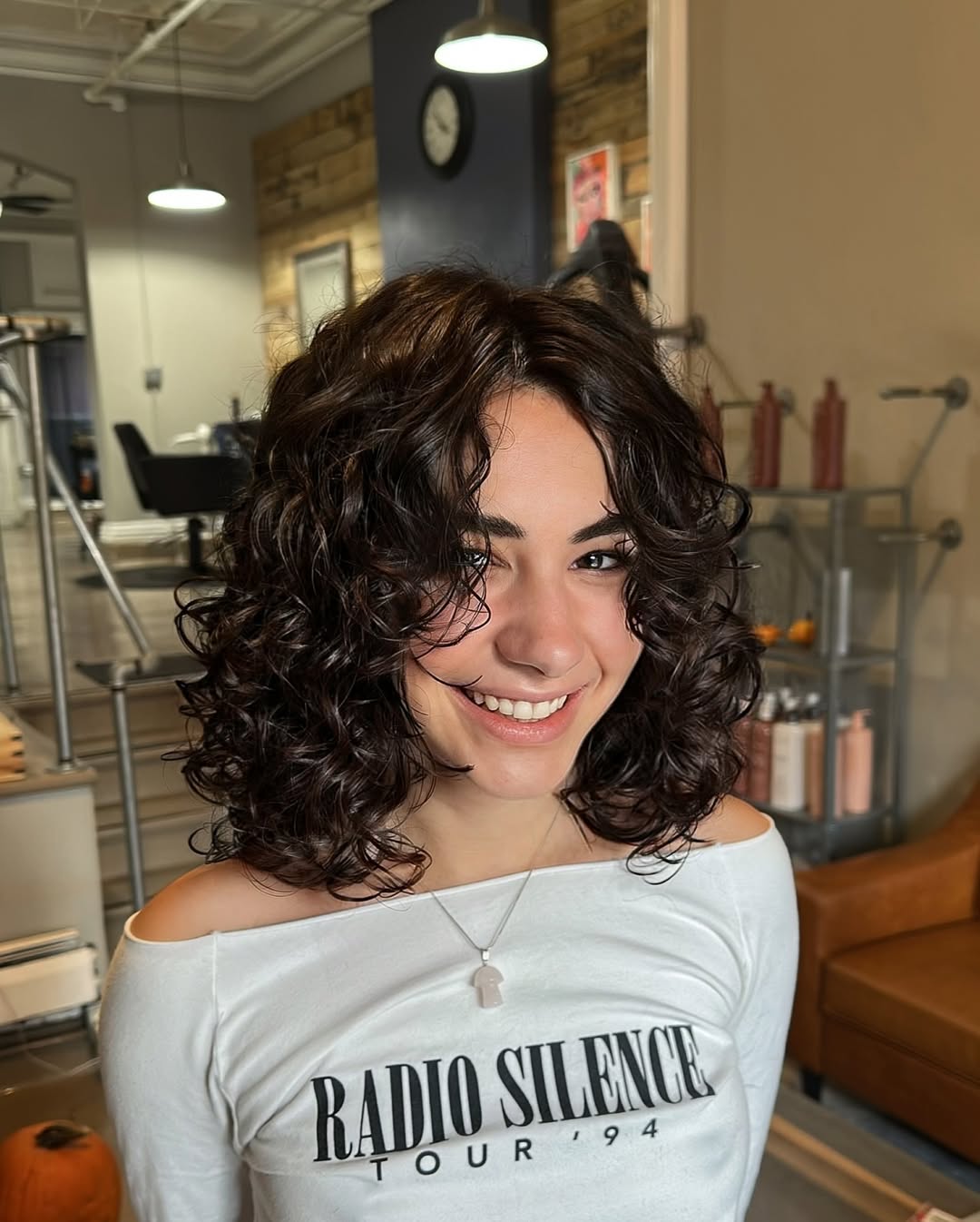 Chic Dark Chocolate Ringlet Bob