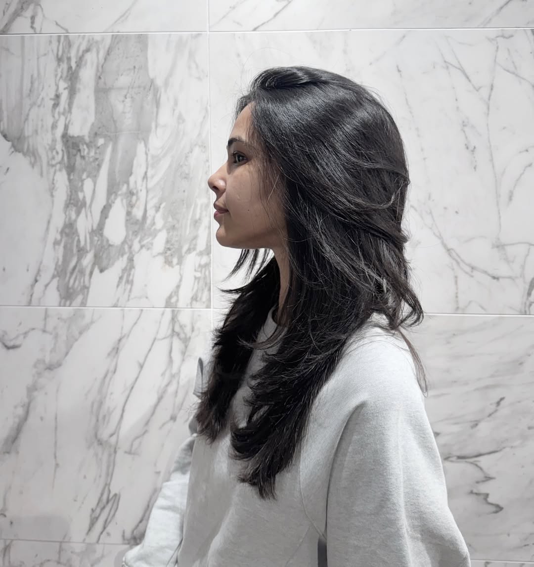 Effortless Mid-Length Tousled Layers