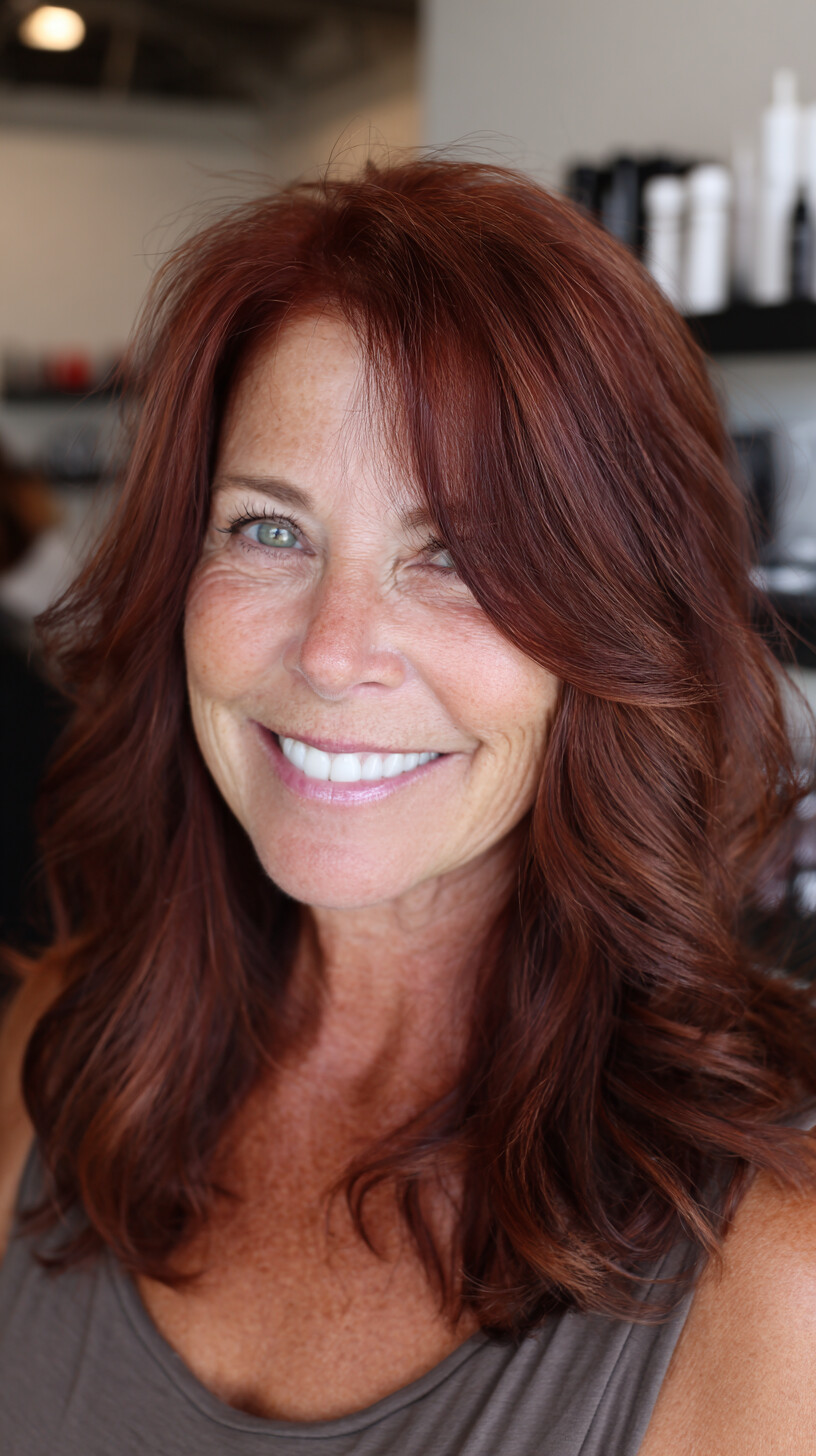 Rich Auburn Waves with Mid-Length Layers