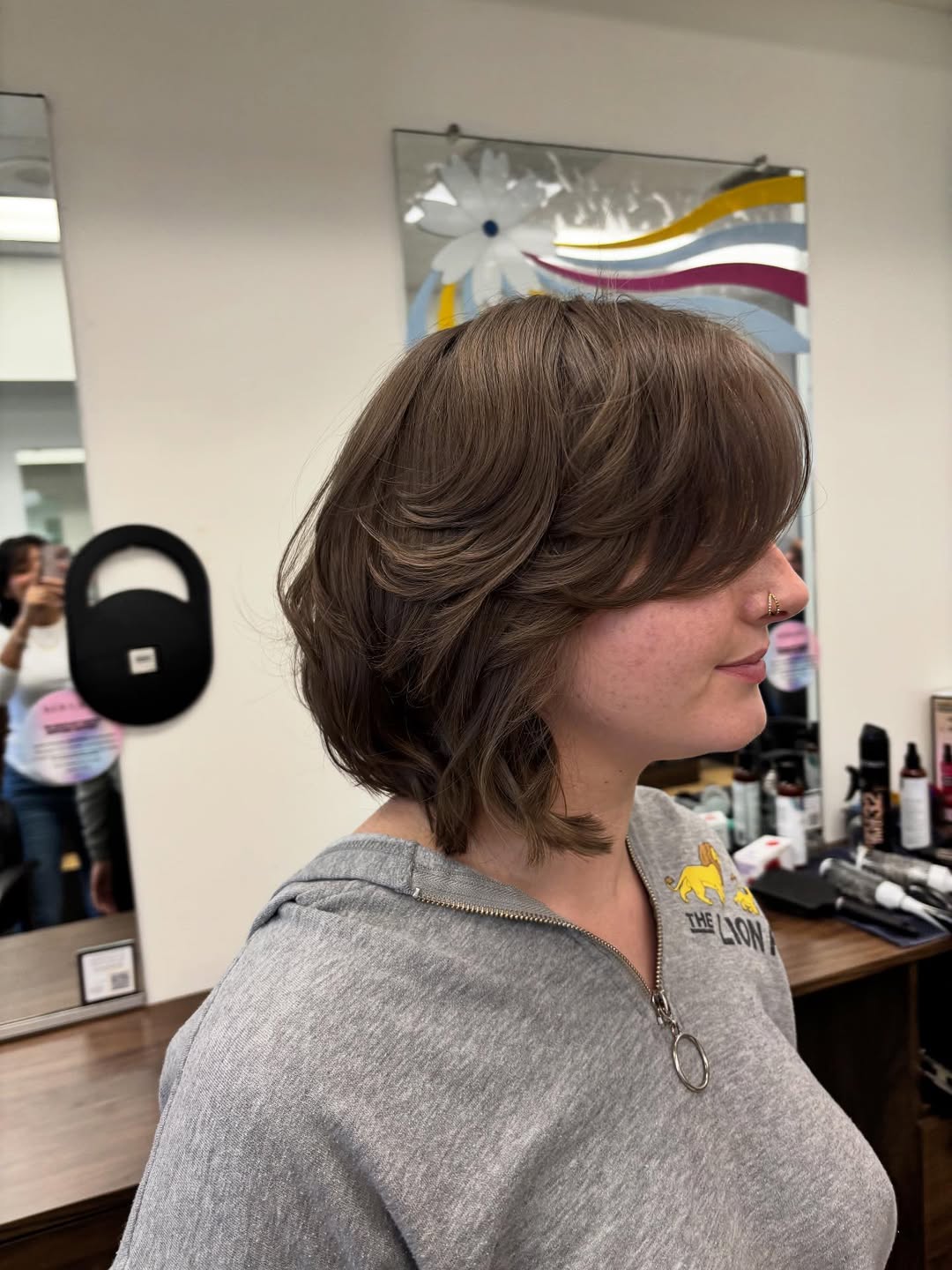 Soft Chestnut Waves with Subtle Layers