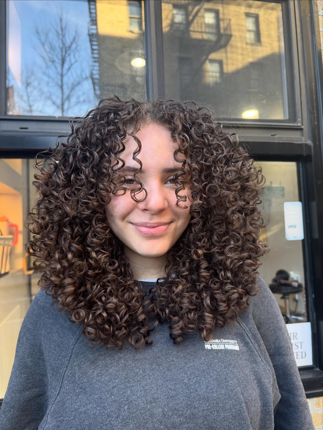 Voluptuous Chestnut Spiral Curls