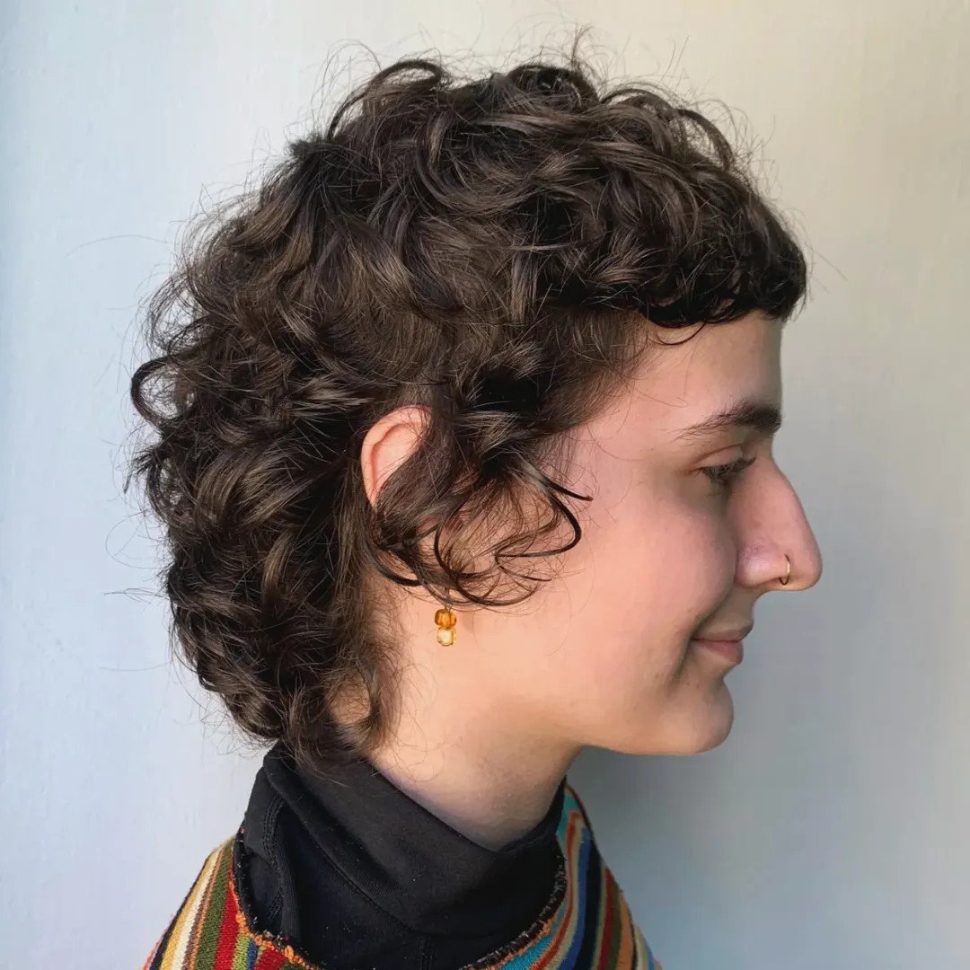 Captivating Curly Shag with Natural Texture