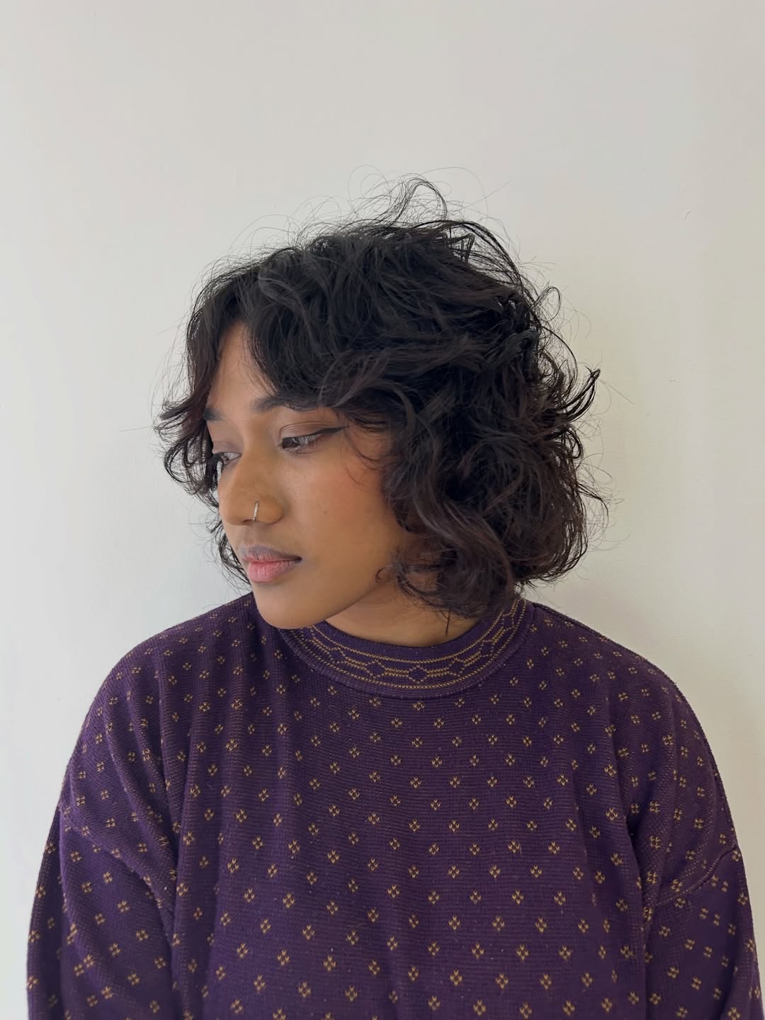 Charming Dark Chocolate Layered Shag with Subtle Highlights