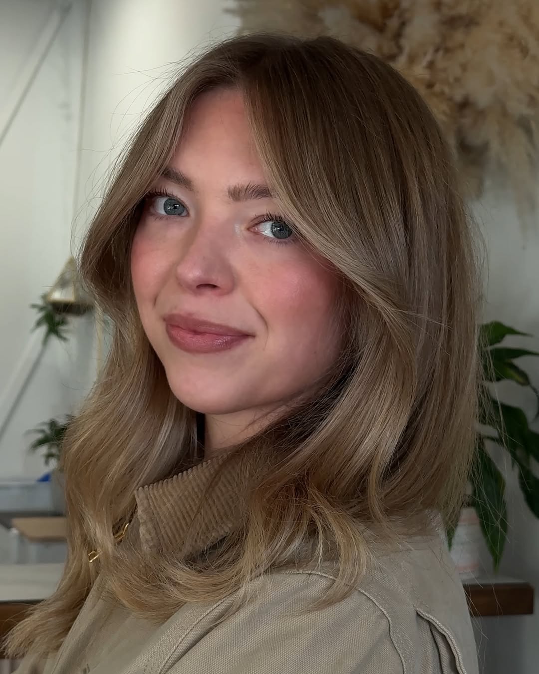 Soft Bronde Shag with Mid-Length Layers