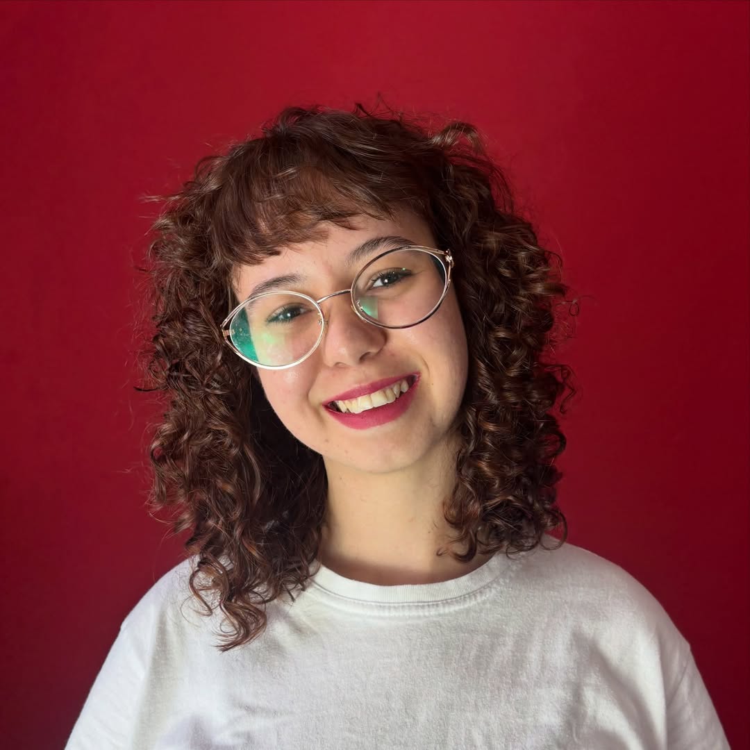 Vibrant Chestnut Curls with Soft Layering