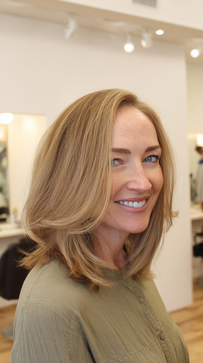 Elegant Long Layered Cut with Subtle Movement