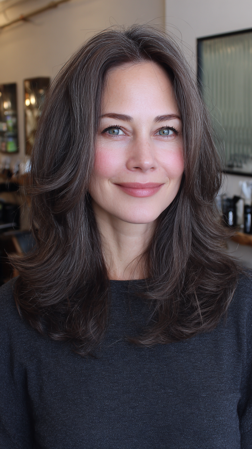 Elegant Soft Layered Cut with Natural Movement