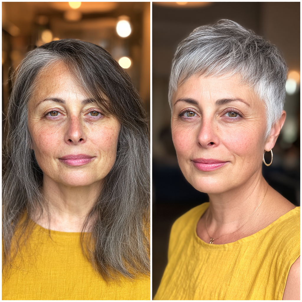 Modern Short Textured Cut with Subtle Layers