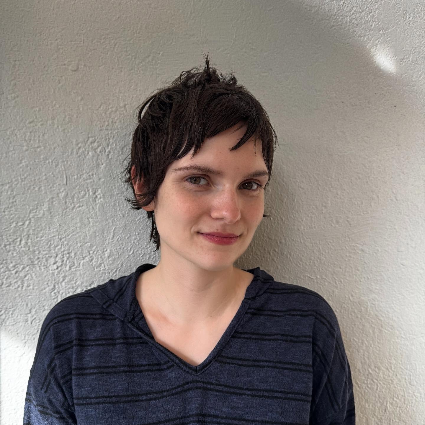 Effortlessly Natural Tousled Pixie Cut