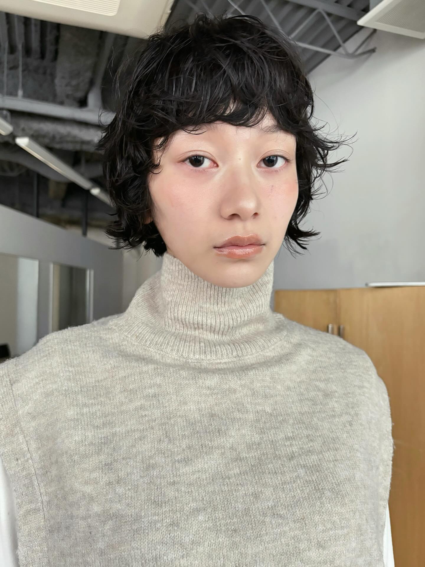 Modern Curly Bob With Natural Texture