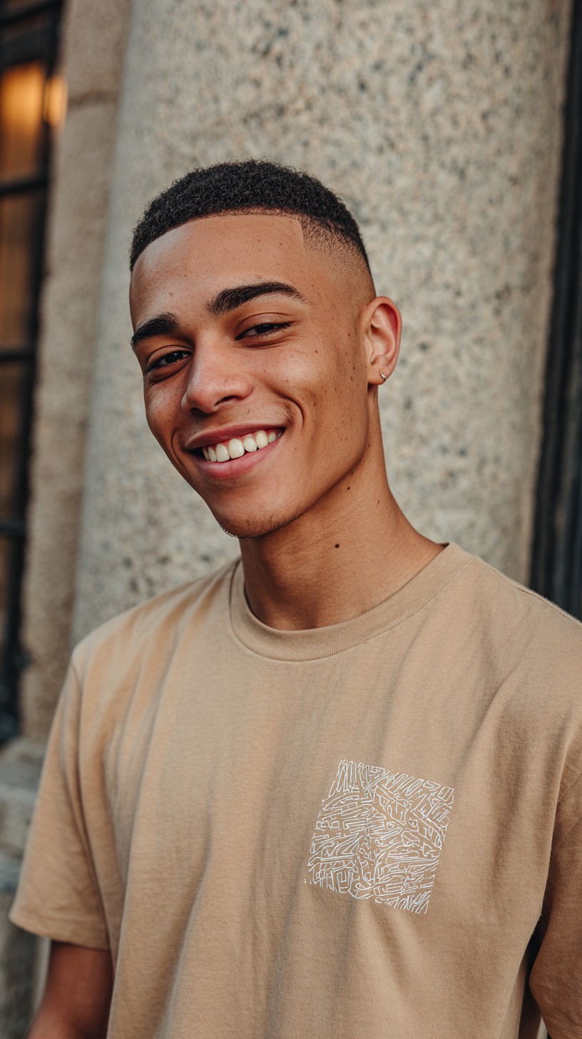 Sleek Fade with Defined Hairline