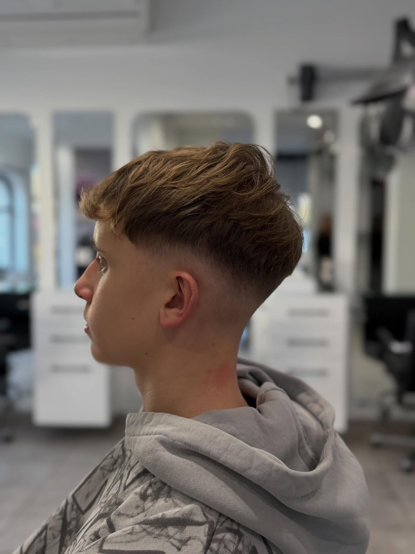 Softly Tapered Natural Blonde Undercut