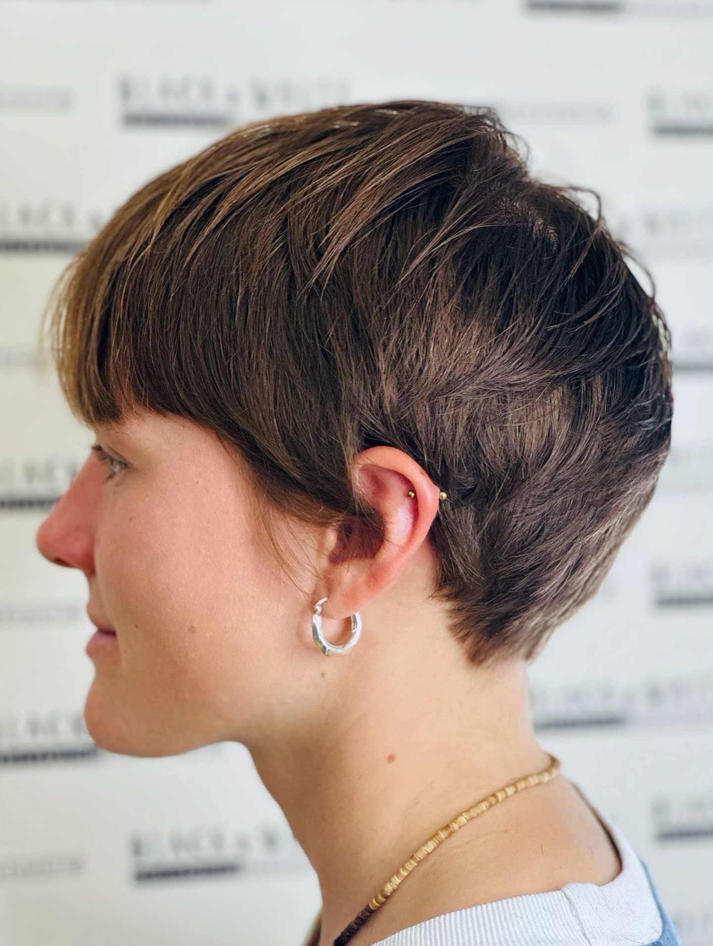 Subtle Undercut with Textured Top Layers