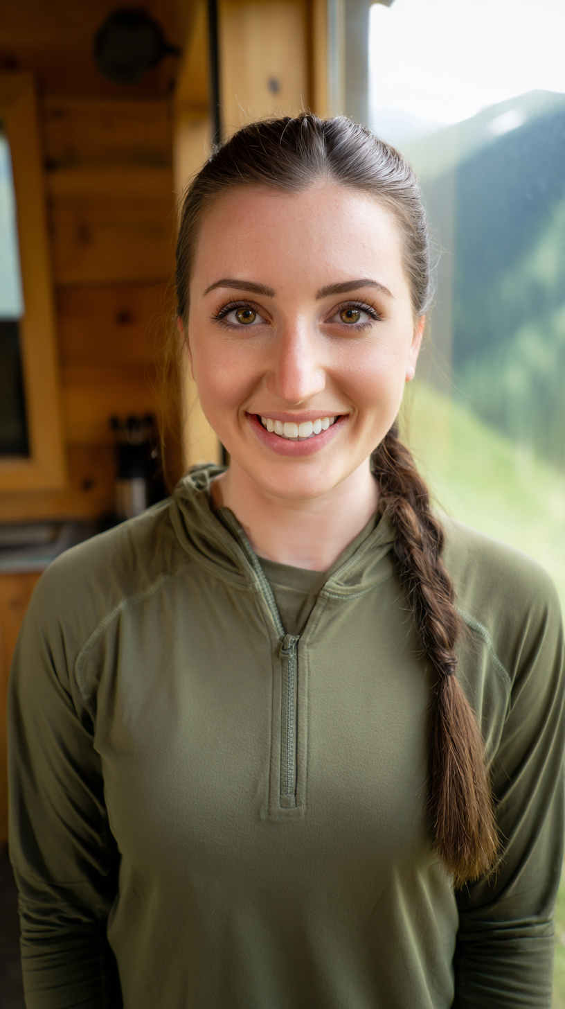 Practical Side Braid with Natural Texture