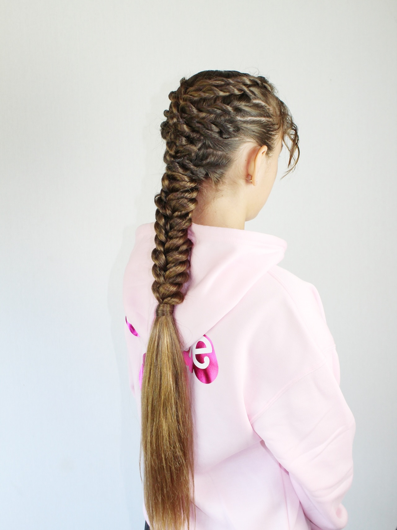 Intricate Fishtail Braid with Side Accents