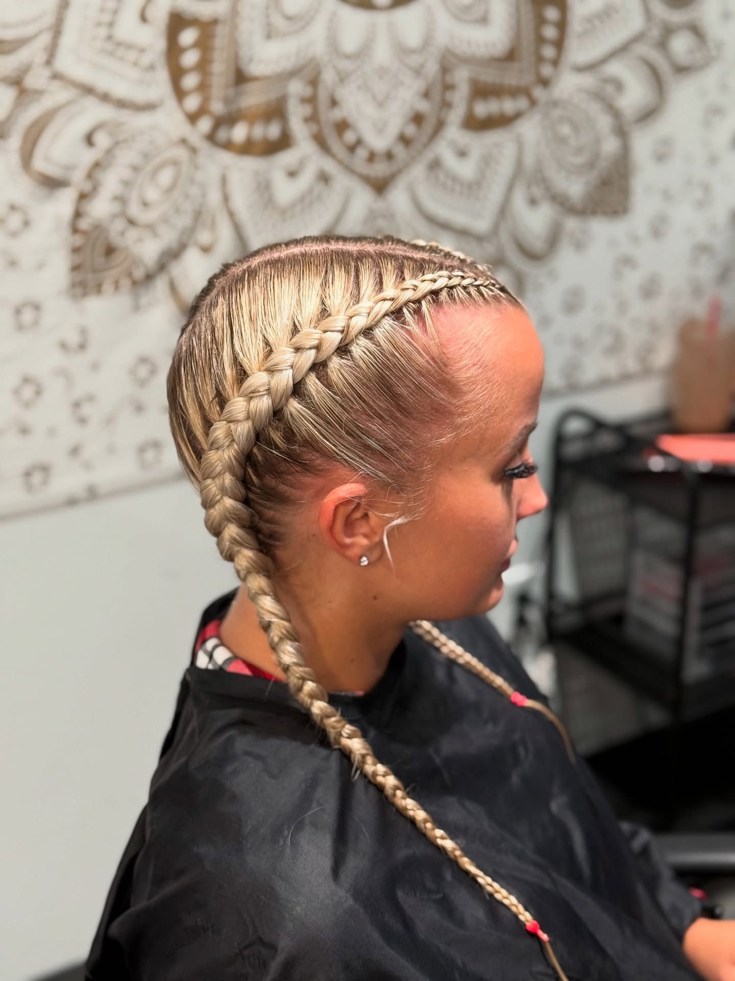 Stylish Dutch Braid with Sleek Finish
