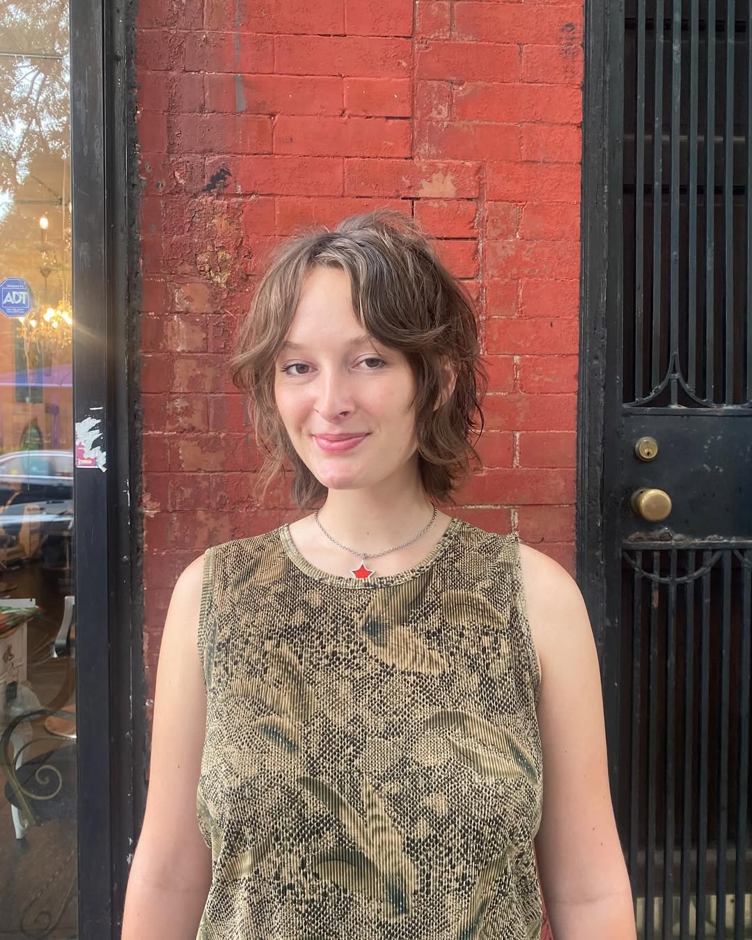 Textured Short Cut with Soft Curtain Bangs